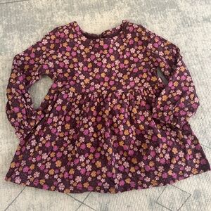 George Kids Floral Long Sleeve Blouse - Pink, Purple, Brown